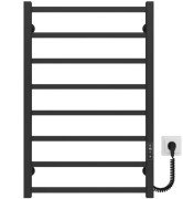 Електрична сушарка для рушників Deffi Forest П8 500х800 праве підключення JD04 чорний A.FR.80.50.8.E.B.R.2