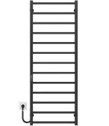 Електрична сушарка для рушників Deffi Forest П13 500х1400 ліве підключення JD04 чорний A.FR.140.50.13.E.B.L.2