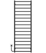 Електрична сушарка для рушників Deffi Forest П16 500х1600 ліве з'єднання JD04 чорний A.FR.160.50.16.E.B.L.2