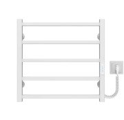 Електрична сушарка для рушників Deffi Forest П5 500х500 праве підключення WD04 білий A.FR.50.50.5.E.W.R.4