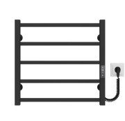 Електрична сушарка для рушників Deffi Forest П5 500х500 праве підключення JD04 чорний A.FR.50.50.5.E.B.R.2