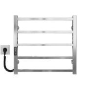 Електрична сушарка для рушників Deffi Forest П5 500х500 ліве підключення JD04 хром A.FR.50.50.5.E.C.L.2