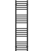 Сушка для рушників водяна Deffi Lima П20 300х1300 бічне ліве підключення чорний A.LI.130.30.20.B.B