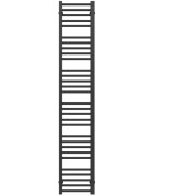 Сушка для рушників водяна Deffi Lima П30 400х1800 бічне праве підключення чорний A.LI.180.40.30.B.C