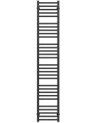 Сушка для рушників водяна Deffi Lima П30 400х1800 бічне праве підключення чорний A.LI.180.40.30.B.C