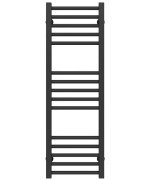 Сушка для рушників водяна Deffi Lima П15 400х1000 бічне ліве підключення чорний A.LI.100.40.15.B.B