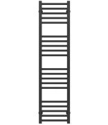 Сушка для рушників водяна Deffi Lima П20 400х1300 нижнє підключення чорний A.LI.130.40.20.B.A