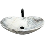 Раковина для ванной VBI TURIN 60,5x35,5 см керамика гранит матовый VBI-011503