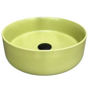 Раковина для ванної кімнати VBI PRATO 35,5x35,5 см кераміка оливковий матовий VBI-011402