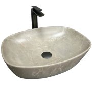 Раковина для ванної кімнати VBI OLBIA 49,5x37,5 см кераміка бежевий камінь матовий VBI-014301