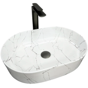 Раковина для ванної кімнати VBI VERONA 50 50x34 см кераміка мармо глянсовий VBI-011313