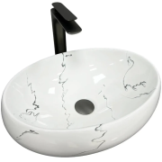 Раковина для ванной VBI VENETO 46,5x32 см керамика мармо глянцевый VBI-012807