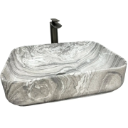 Раковина для ванной VBI PALERMO 50x39 см керамика оникс глянцевый VBI-012303