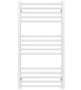 Полотенцесушитель водяной Deffi Lima П15 500х1000 боковое левое подключение белый A.LI.100.50.15.W.B