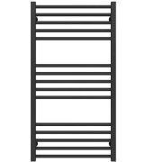 Сушка для рушників водяна Deffi Lima П15 500х1000 бічне праве підключення чорний A.LI.100.50.15.B.C
