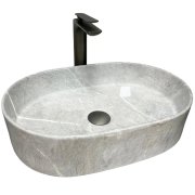 Раковина для ванной VBI VERONA 50 50x34 см керамика серый камень VBI-011310