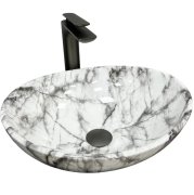 Раковина для ванної кімнати VBI PARMA 41,5x33,5 см кераміка сірий матовий VBI-011010