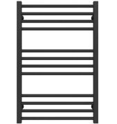 Сушка для рушників водяна Deffi Lima П12 500х800 бічне праве підключення чорний A.LI.80.50.12.B.C