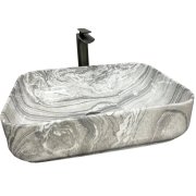 Раковина для ванної кімнати VBI PALERMO 50x39 см кераміка онікс глянсовий VBI-012303