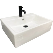Раковина для ванної кімнати VBI TERAMO M 54x42 см кераміка білий VBI-014702