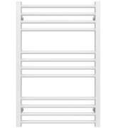 Сушка для рушників водяна Deffi Lima П12 600х800 бічне ліве підключення білий A.LI.80.60.12.W.B