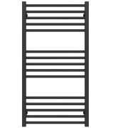 Сушка для рушників водяна Deffi Lima П15 600х1000 нижнє підключення чорний A.LI.100.60.15.B.A