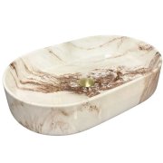 Раковина для ванной VBI VERONA 60 61x38,5 см керамика оникс глянцевый VBI-011322