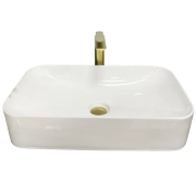 Раковина для ванной VBI TREVI 61x35 см керамика белый VBI-012604