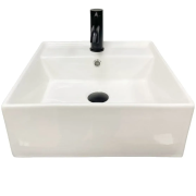 Раковина для ванної кімнати VBI TERAMO S 41x41 см кераміка білий VBI-014700