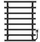 Сушарка для рушників електрична Deffi Breeze П8 400x800 праве підключення JD04 чорний A.BZ.80.40.8.E.B.R.2