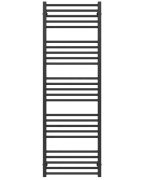 Полотенцесушитель водяной Deffi Lima П25 600х1600 боковое левое подключение черный A.LI.160.60.25.B.B