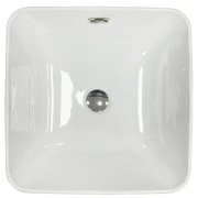 Раковина для ванної кімнати VBI MARIOTTO 43,5x43,5 см кераміка білий VBI-018017