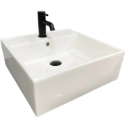 Раковина для ванної кімнати VBI TERAMO 46,5x47 см кераміка білий VBI-014701