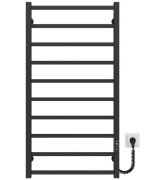 Електрична сушарка для рушників Deffi Forest П10 600х1000 правильне підключення JD04 чорний A.FR.100.60.10.E.B.R.2