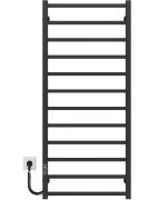 Електрична сушарка для рушників Deffi Forest П12 600х1200 ліве підключення JD04 чорний A.FR.120.60.12.E.B.L.2