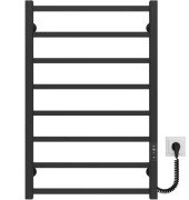 Електрична сушарка для рушників Deffi Forest П8 600х800 праве підключення JD04 чорний A.FR.80.60.8.E.B.R.2