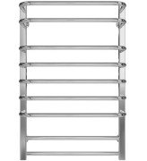 Сушка для рушників водяна Deffi Lux П9 600х800 бічне ліве підключення хром A.LU.80.60.9.C.B