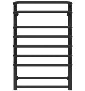 Сушка для рушників водяна Deffi Lux П9 600х800 бічне праве підключення чорний A.LU.80.60.9.B.C