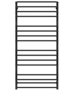Полотенцесушитель водяной Deffi Lux П16 700х1500 нижнее подключение черный A.LU.150.70.16.B.A