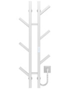 Електрична сушарка для рушників Deffi Sakura П6 100х1000 E праве підключення WD04 білий A.SR.100.10.6.E.W.R.4