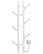 Электрический полотенцесушитель Deffi Sakura П6 100х1000 E правое подключение WD04 белый A.SR.100.10.6.E.W.R.4