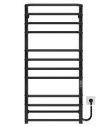 Электрический полотенцесушитель Deffi Lux П12 400х1100 правое подключение JD04 черный A.LU.110.40.12.E.B.R.2