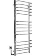 Електрична сушарка для рушників Deffi Lux П15 400х1400 ліве підключення JD04 хром A.LU.140.40.15.E.C.L.2