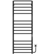 Электрический полотенцесушитель Deffi Lux П15 400х1400 правое подключение JD04 черный A.LU.140.40.15.E.B.R.2