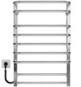 Электрический полотенцесушитель Deffi Lux П9 500х800 левое подключение JD04 хром A.LU.80.50.9.E.C.L.2