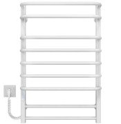 Электрический полотенцесушитель Deffi Lux П9 500х800 левое подключение WD04 белый A.LU.80.50.9.E.W.L.4