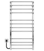 Электрический полотенцесушитель Deffi Lux П12 500х1100 левое подключение JD04 хром A.LU.110.50.12.E.C.L.2