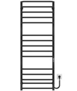 Електрична сушарка для рушників Deffi Lux П15 500х1400 праве підключення JD04 чорний A.LU.140.50.15.E.B.R.2