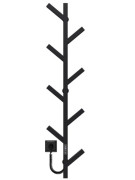 Електрична сушарка для рушників Deffi Kir П8 1200 JD04 нержавіюча сталь чорна A.KR.120.8.E.B.U.2