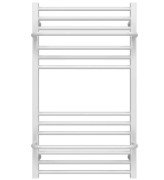 Сушка для рушників водяна Deffi Sigma П14 500х900 нижнє підключення білий A.SI.90.50.14.W.A